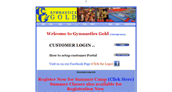 Desktop Screenshot of gymnasticsgold.com